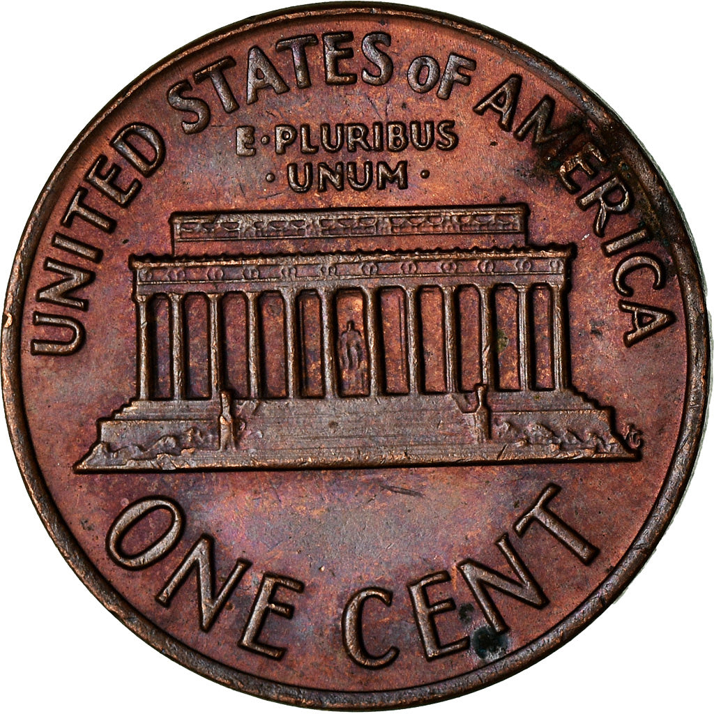 Coin, United States, Lincoln Cent, Cent, 1972, U.S. Mint, Philadelphia