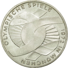 Coin, GERMANY - FEDERAL REPUBLIC, 10 Mark, 1972, Karlsruhe, MS(60-62), Silver