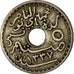 Coin, Tunisia, Muhammad al-Nasir Bey, 5 Centimes, 1919, Paris, EF(40-45)