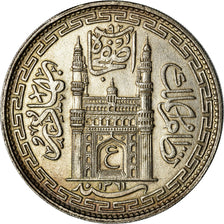 Monnaie, INDIA-PRINCELY STATES, HYDERABAD, Mir Usman Ali Khan, Rupee, 1911