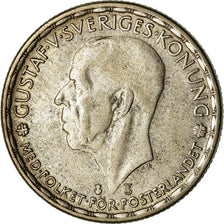 Moneta, Svezia, Gustaf V, Krona, 1946, BB, Argento, KM:814