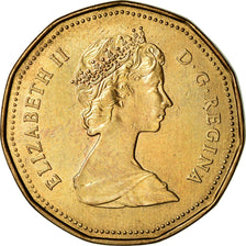 Coin, Canada, Elizabeth II, Dollar, 1987, Royal Canadian Mint, Ottawa