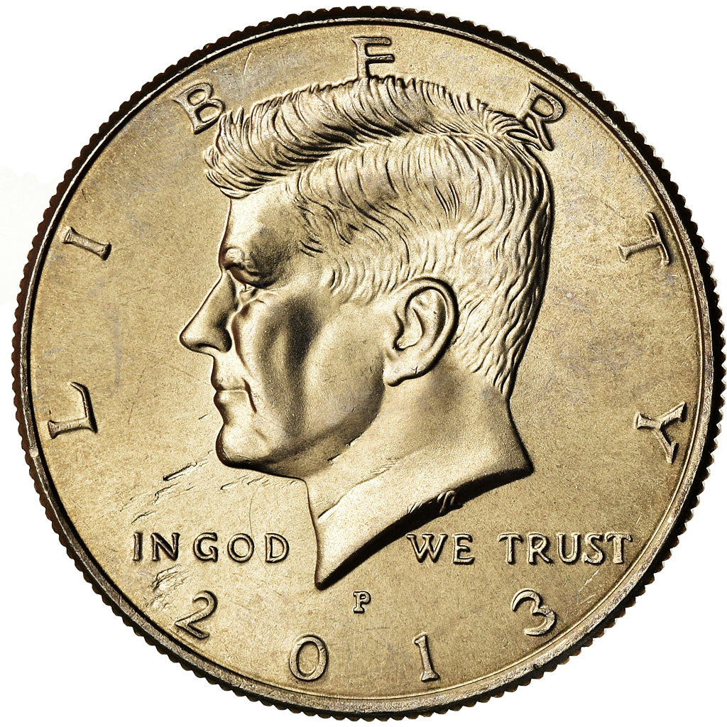 Coin, United States, Kennedy Half Dollar, Half Dollar, 2013, U.S. Mint