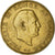 Moneda, Dinamarca, Frederik IX, Krone, 1957, Copenhagen, MBC, Aluminio - bronce