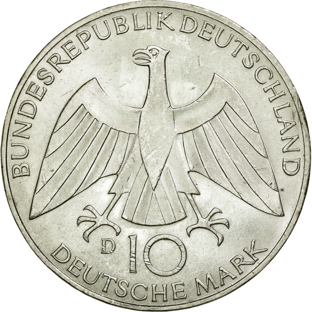 Coin, GERMANY - FEDERAL REPUBLIC, 10 Mark, 1972, Munich, MS(60-62), Silver