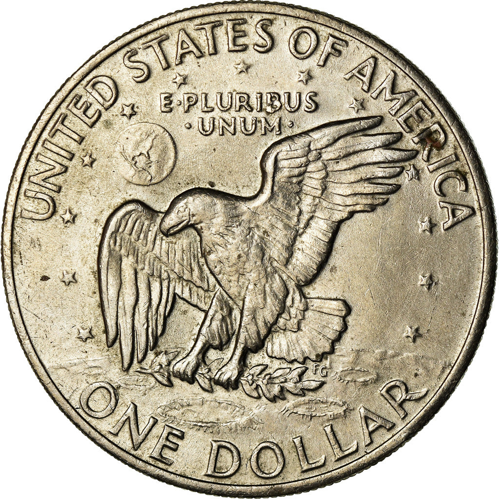 Coin, United States, Eisenhower Dollar, Dollar, 1972, U.S. Mint, Philadelphia