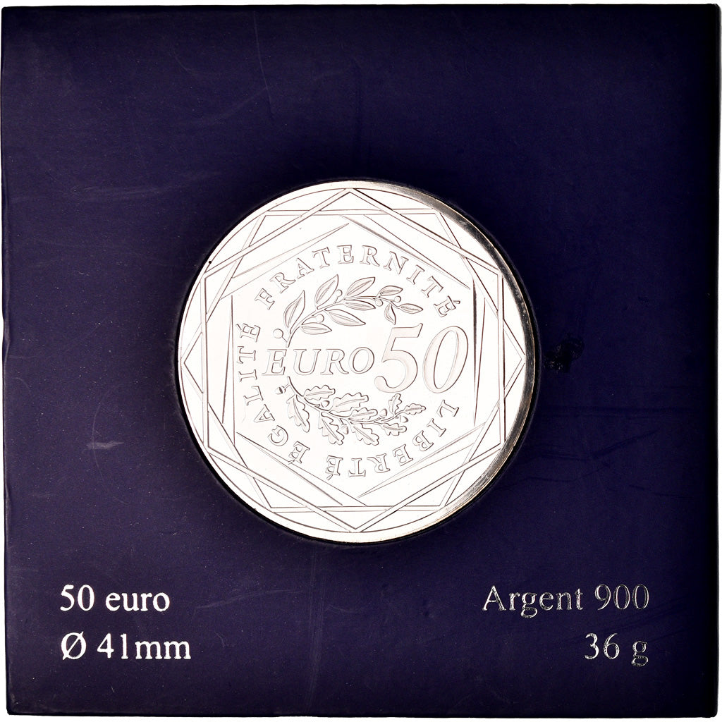 France, 50 Euro, 2010, FDC, Argent, Gadoury:EU400, KM:1644
