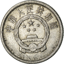 Coin, CHINA, PEOPLE'S REPUBLIC, 2 Fen, 1976, VF(30-35), Aluminum, KM:2
