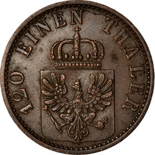 Coin, German States, PRUSSIA, Wilhelm I, 3 Pfennig, 1870, Berlin, AU(50-53)