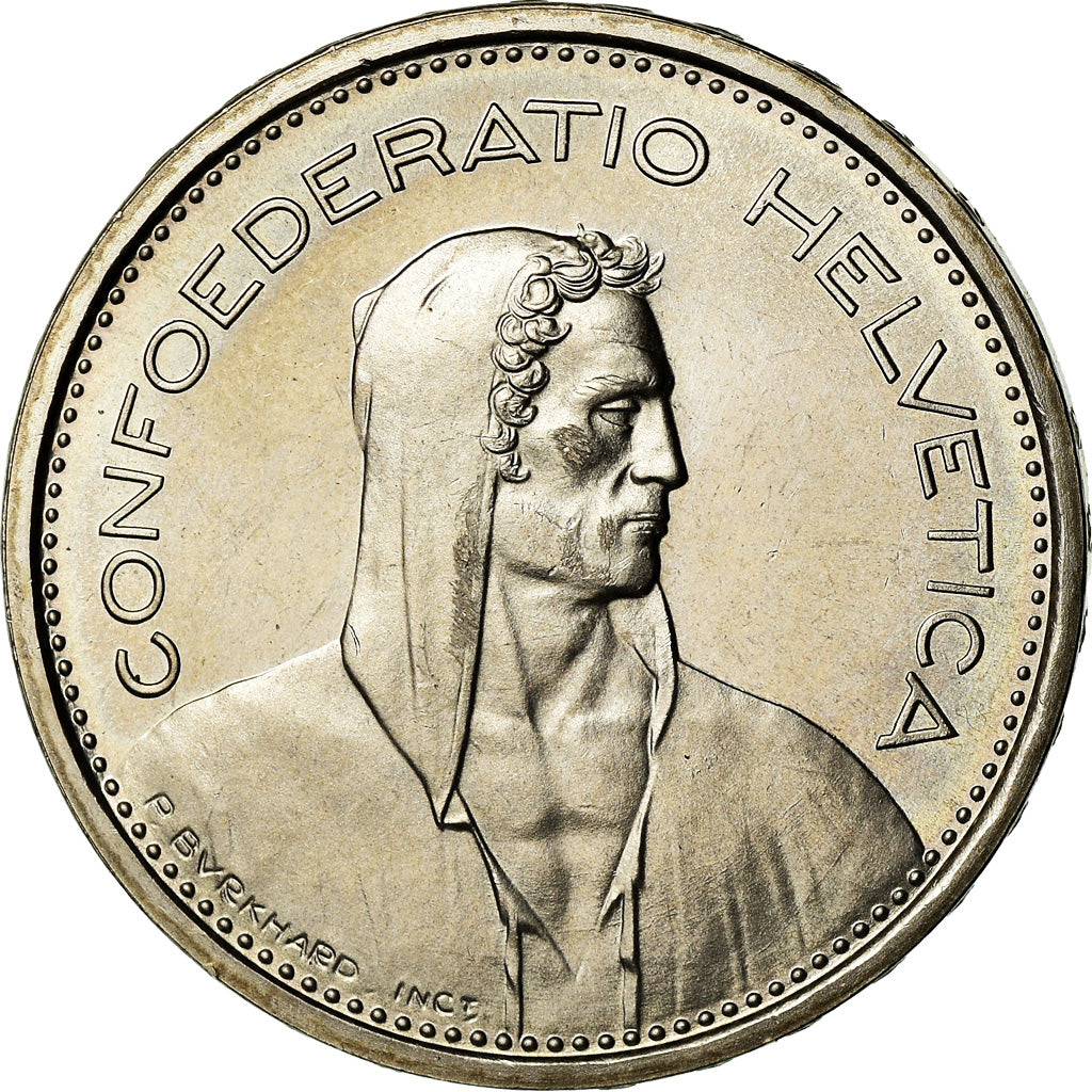 Coin, Switzerland, 5 Francs, 1979, Bern, BE, MS(65-70), Copper-nickel, KM:40a.1