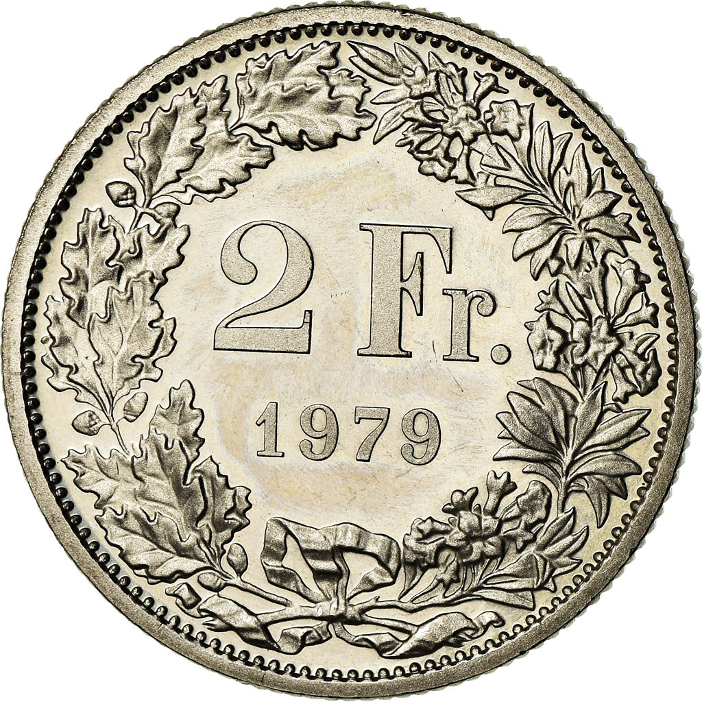 Moneta, Svizzera, 2 Francs, 1979, Bern, BE, FDC, Rame-nichel, KM:21a.1