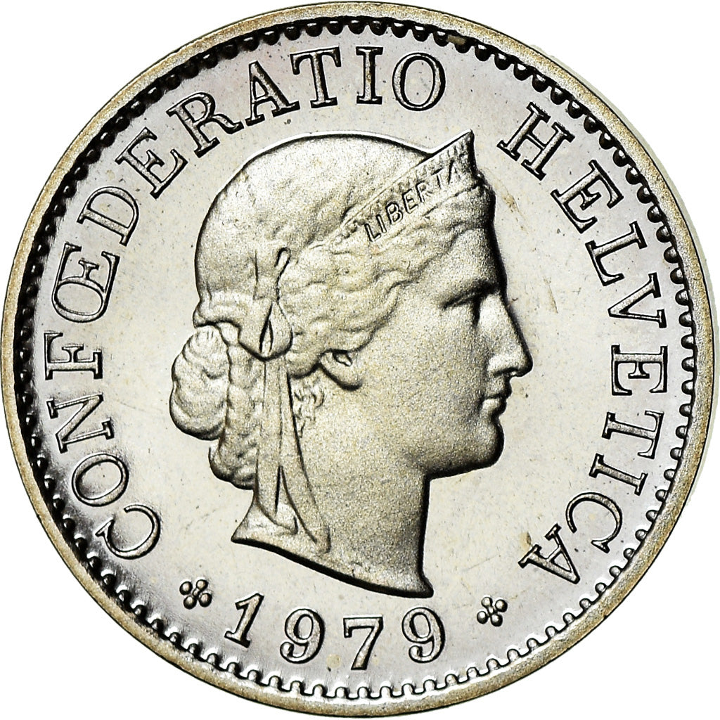 Monnaie, Suisse, 5 Rappen, 1979, Bern, BE, FDC, Copper-nickel, KM:26