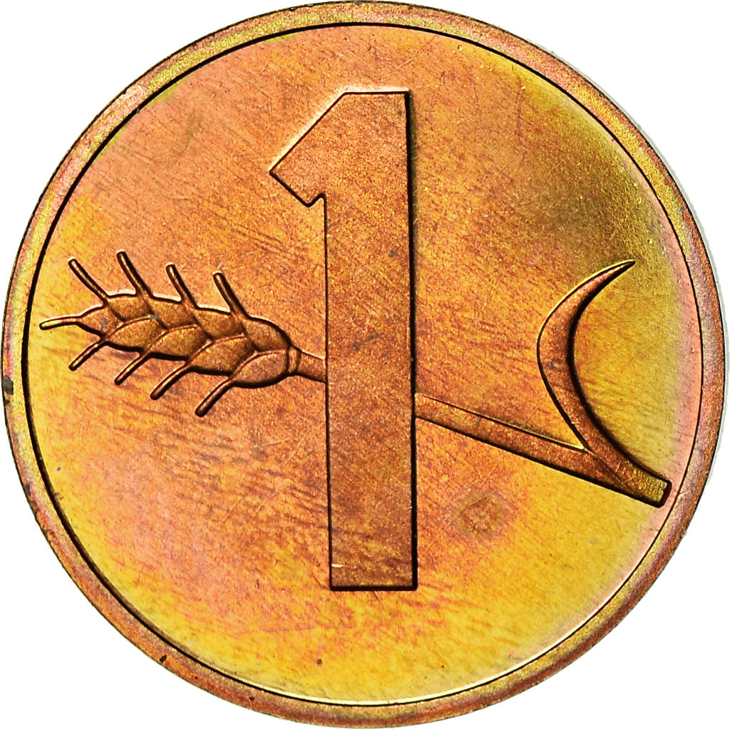 Coin, Switzerland, Rappen, 1979, Bern, MS(65-70), Bronze, KM:46