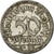 Moneta, GERMANIA, REPUBBLICA DI WEIMAR, 50 Pfennig, 1921, Berlin, MB, Alluminio