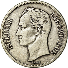 Coin, Venezuela, Bolivar, 1954, Philadelphia, EF(40-45), Silver, KM:37