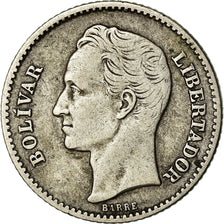 Coin, Venezuela, Gram 5, Bolivar, 1936, VF(30-35), Silver, KM:22