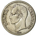 Moneta, Venezuela, Gram 10, 2 Bolivares, 1945, Philadelphia, MB+, Argento