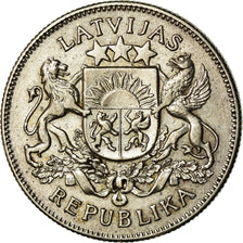 Moneta, Lettonia, 2 Lati, 1925, BB, Argento, KM:8