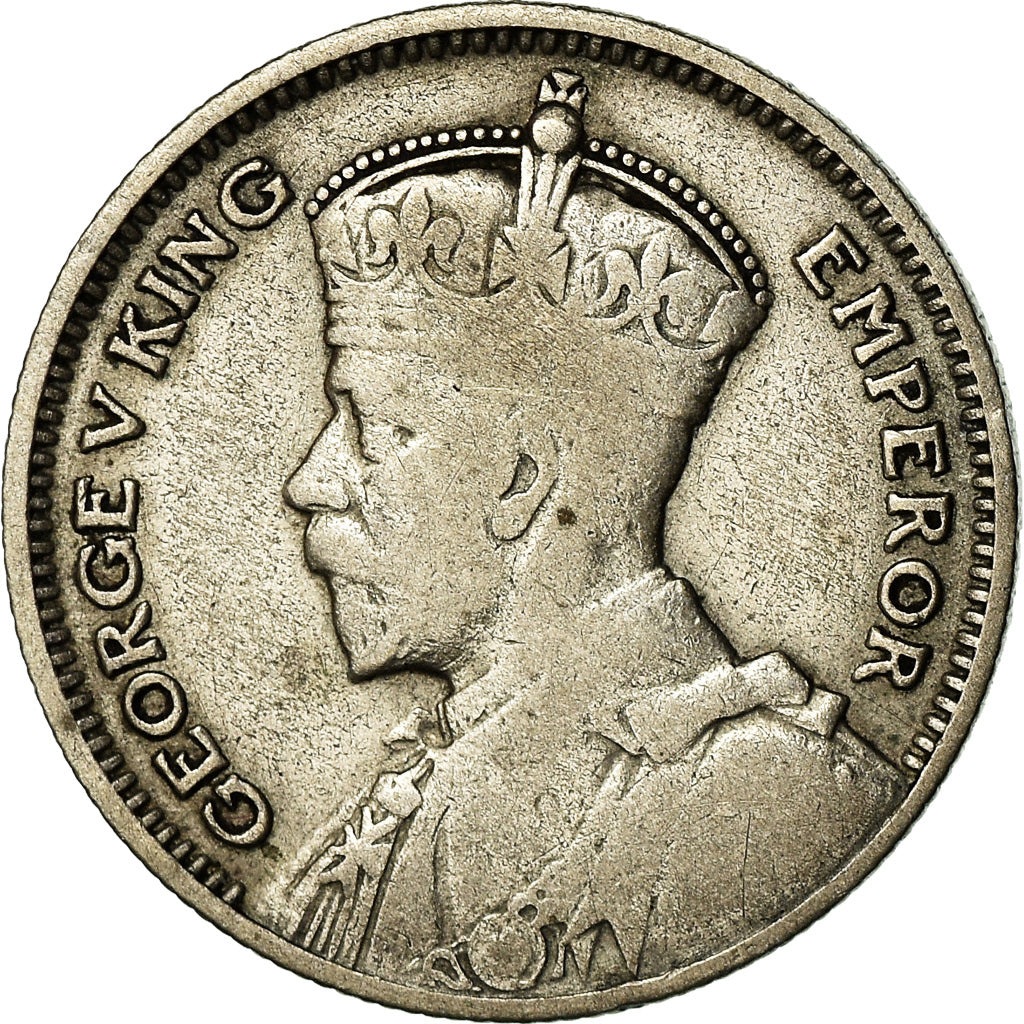 Coin, New Zealand, George V, 6 Pence, 1935, VF(20-25), Silver, KM:2