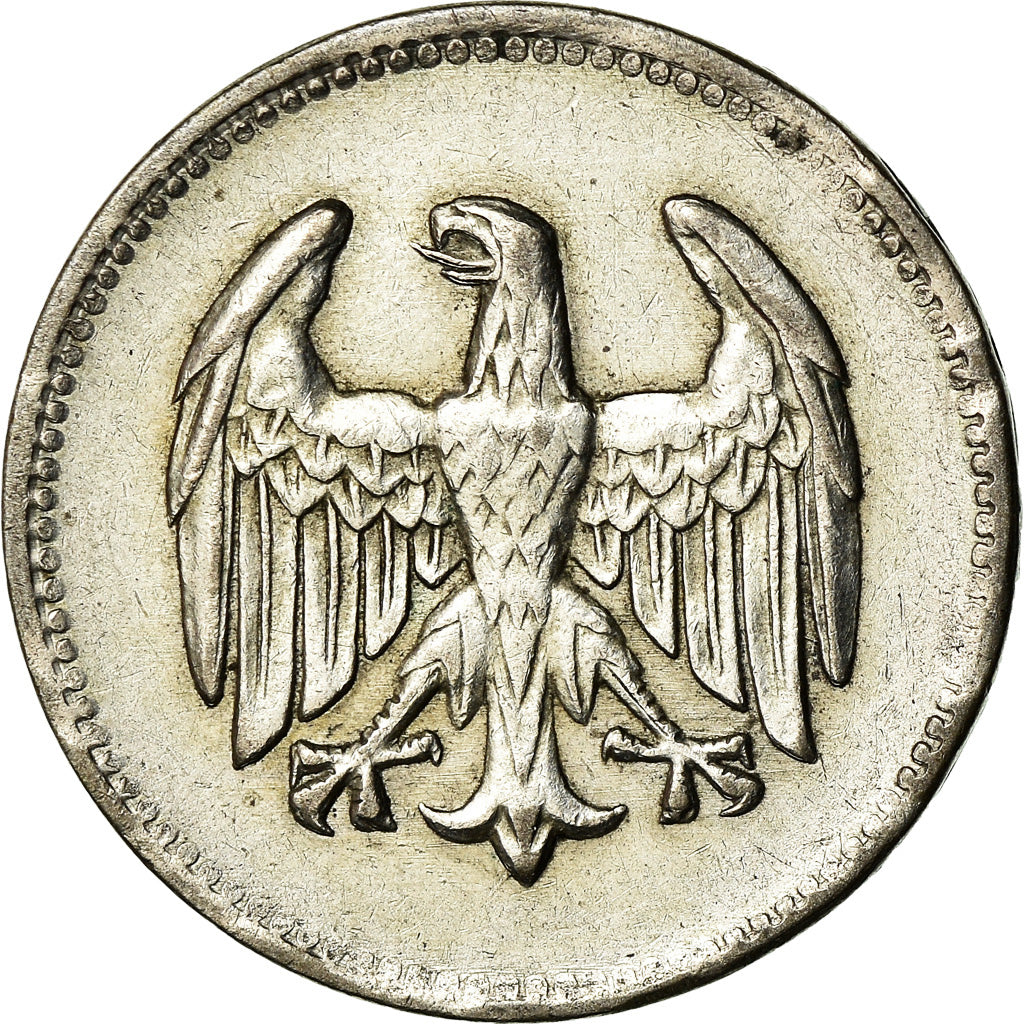 Munten, Duitsland, Weimarrepubliek, Mark, 1924, Berlin, ZF, Zilver, KM:42