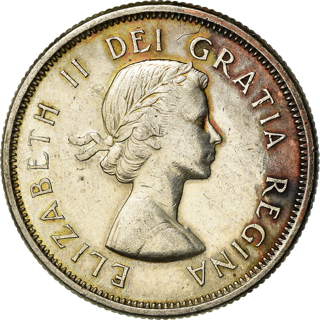 Coin, Canada, Elizabeth II, 25 Cents, 1962, Royal Canadian Mint, Ottawa