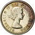 Coin, Canada, Elizabeth II, 25 Cents, 1962, Royal Canadian Mint, Ottawa