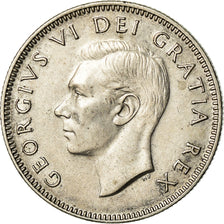 Monnaie, Canada, George VI, 25 Cents, 1950, Royal Canadian Mint, Ottawa, TTB