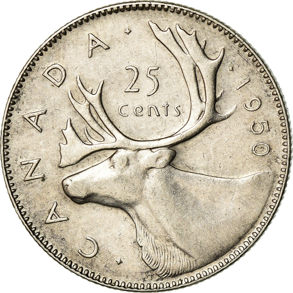 Monnaie, Canada, George VI, 25 Cents, 1950, Royal Canadian Mint, Ottawa, TTB
