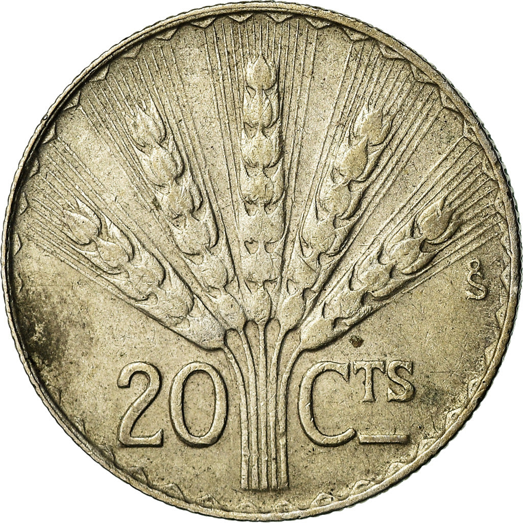 Coin, Uruguay, 20 Centesimos, 1942, Santiago, EF(40-45), Silver, KM:29