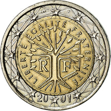 France, 2 Euro, 2001, AU(50-53), Bi-Metallic, Gadoury:8 ., KM:1289