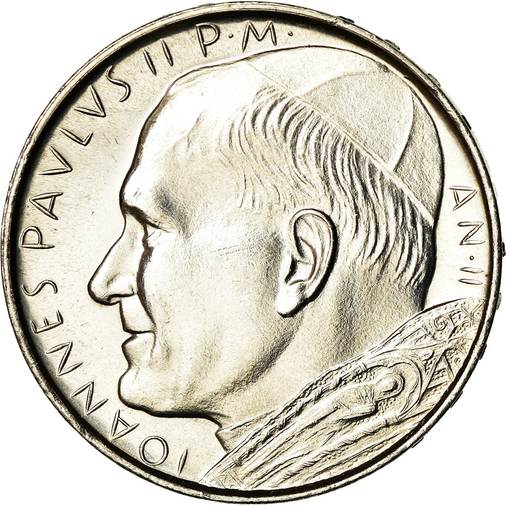 Münze, Vatikanstadt, John Paul II, 500 Lire, 1980, AN 2, STGL, Silber, KM:148