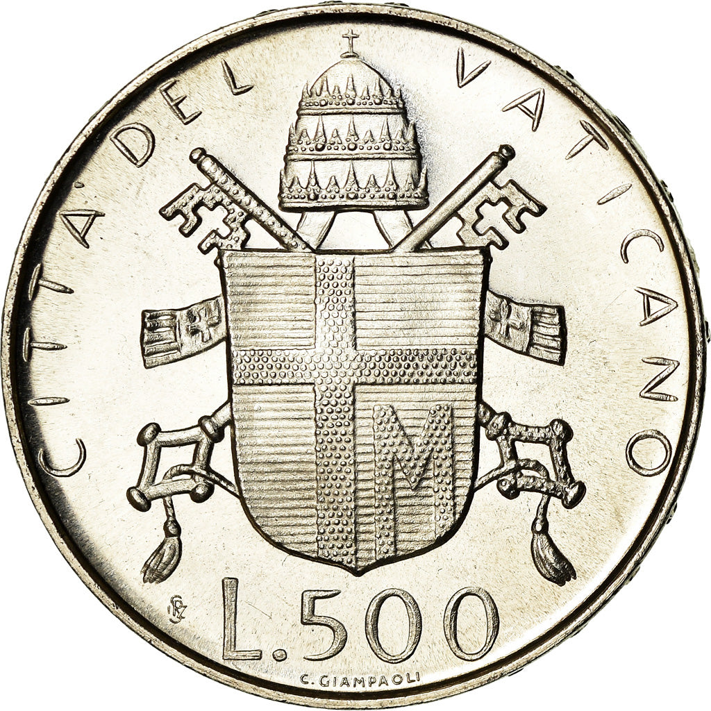 Münze, Vatikanstadt, John Paul II, 500 Lire, 1980, AN 2, STGL, Silber, KM:148