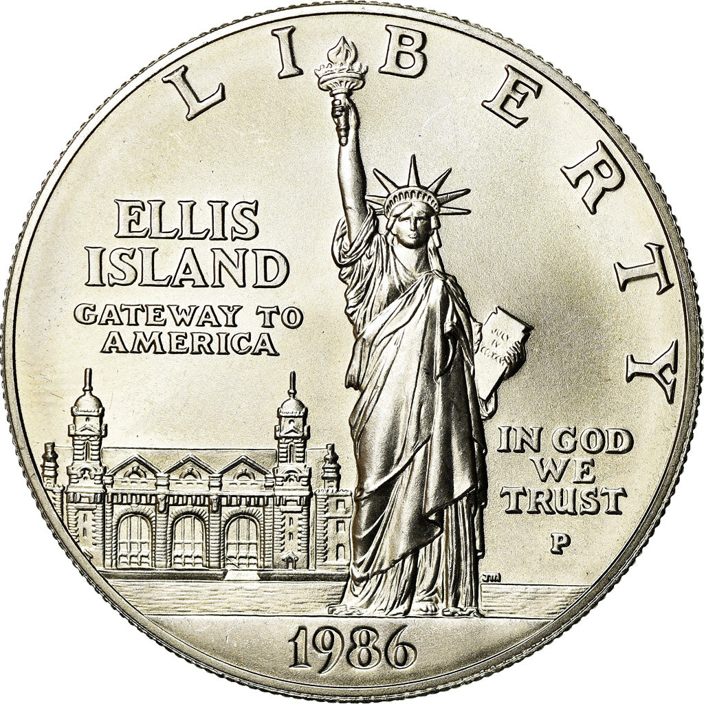 Coin, United States, Dollar, 1986, U.S. Mint, Philadelphia, MS(65-70), Silver