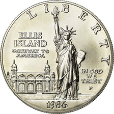 Coin, United States, Dollar, 1986, U.S. Mint, Philadelphia, MS(65-70), Silver