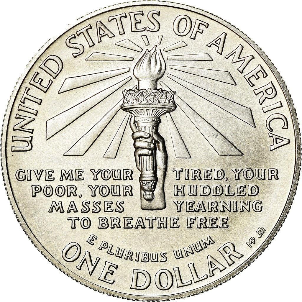 Coin, United States, Dollar, 1986, U.S. Mint, Philadelphia, MS(65-70), Silver