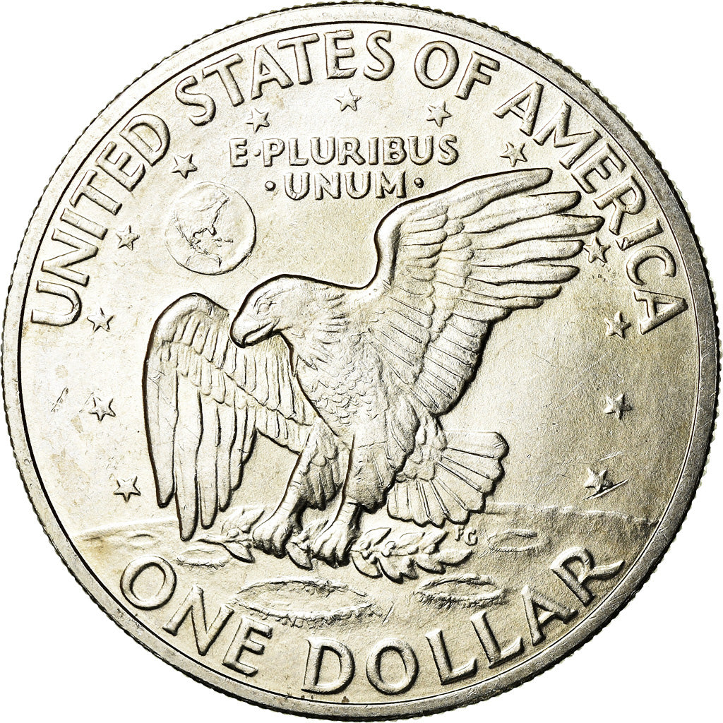 Coin, United States, Eisenhower Dollar, Dollar, 1971, U.S. Mint, San Francisco