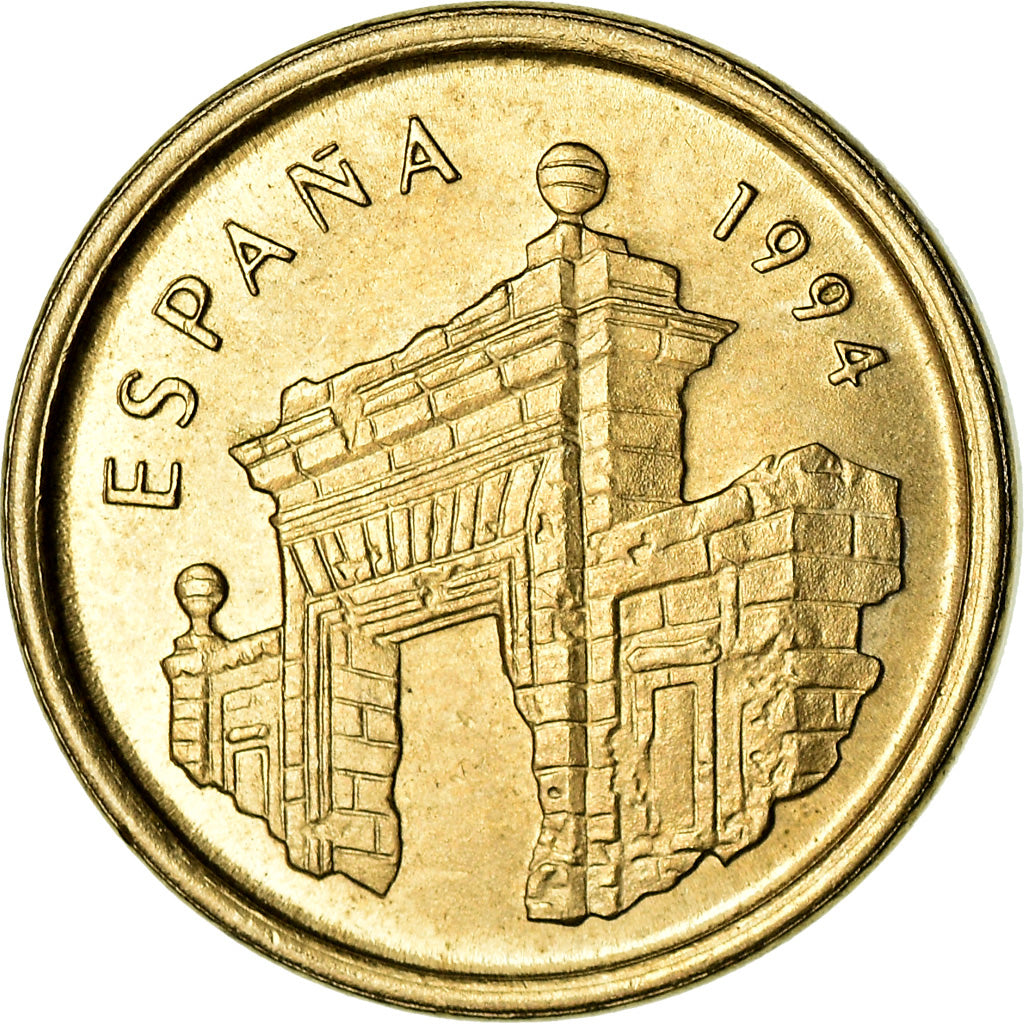 Moneta, Hiszpania, Juan Carlos I, 5 Pesetas, 1994, Madrid, AU(55-58)