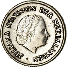 Coin, Netherlands Antilles, Juliana, 1/4 Gulden, 1957, AU(50-53), Silver, KM:4