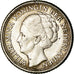 Moneta, Holandia, Wilhelmina I, 25 Cents, 1944, EF(40-45), Srebro, KM:164