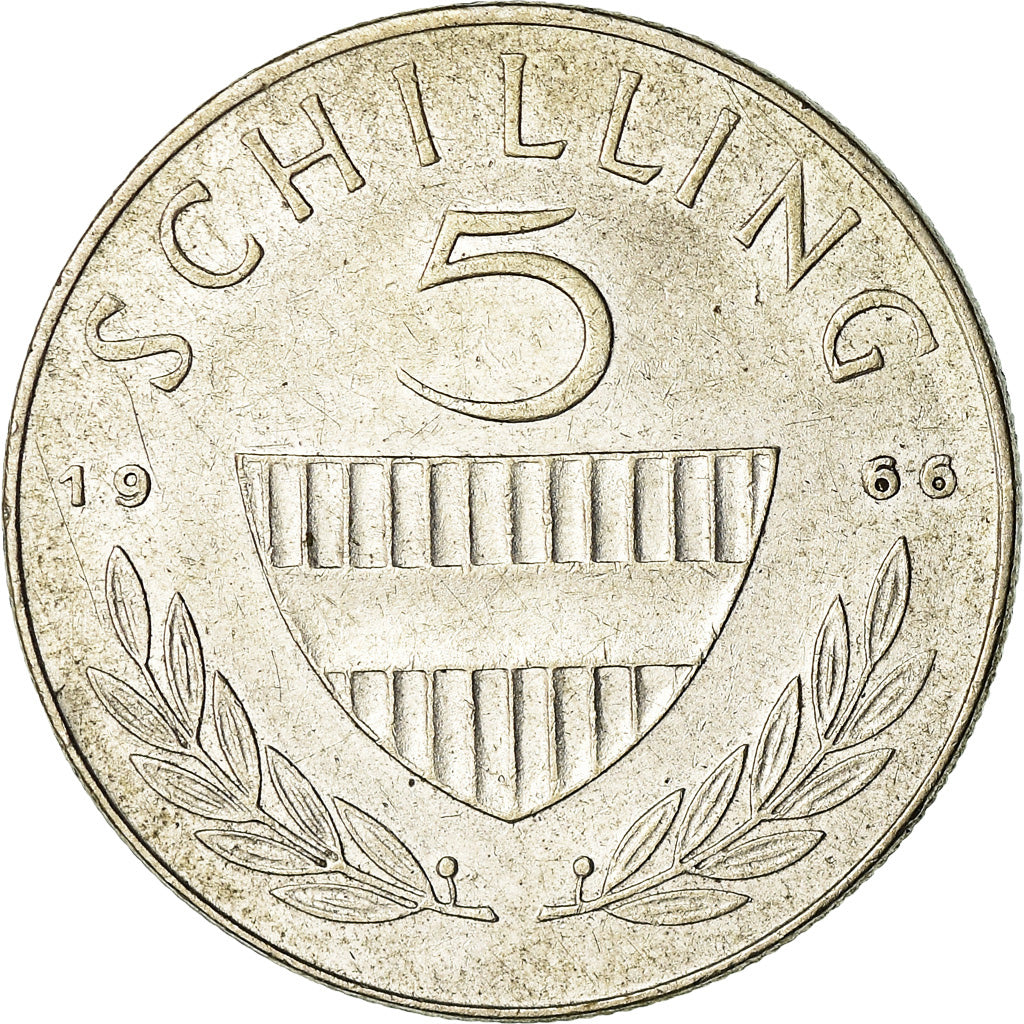 Coin, Austria, 5 Schilling, 1966, EF(40-45), Silver, KM:2889