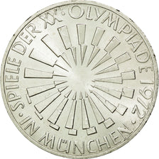 Coin, GERMANY - FEDERAL REPUBLIC, 10 Mark, 1972, Karlsruhe, MS(60-62), Silver