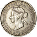 Coin, Ceylon, Victoria, 10 Cents, 1892, EF(40-45), Silver, KM:94