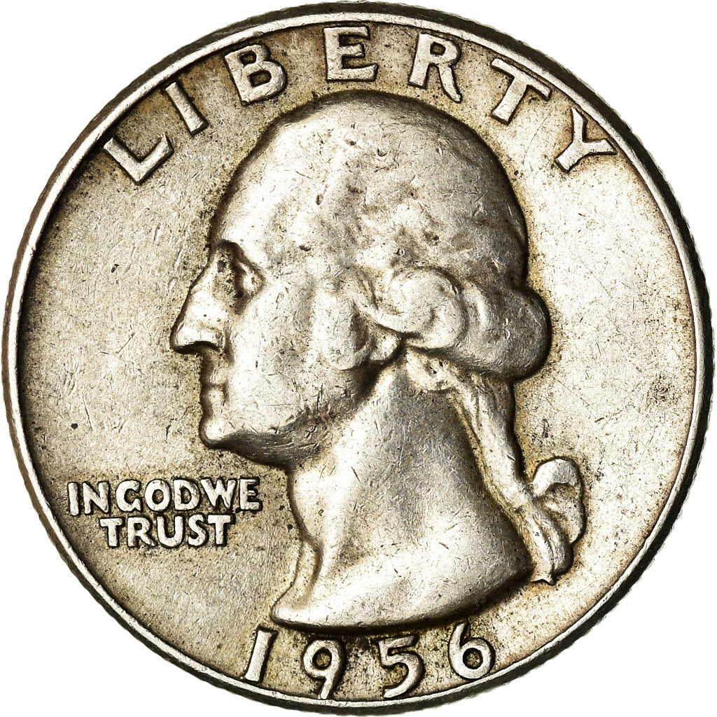 Moneta, Stati Uniti, Washington Quarter, Quarter, 1956, U.S. Mint, Philadelphia