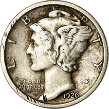 Coin, United States, Mercury Dime, Dime, 1926, U.S. Mint, Philadelphia