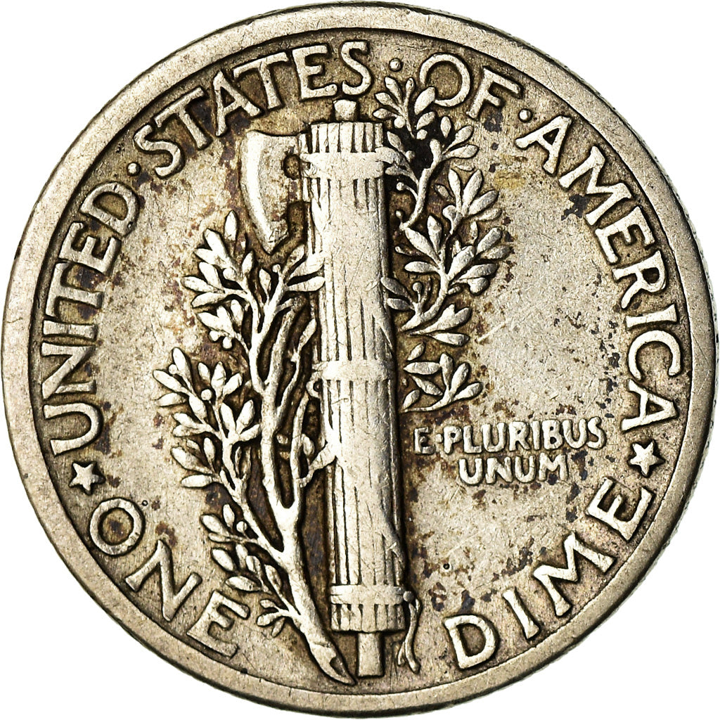 Coin, United States, Mercury Dime, Dime, 1926, U.S. Mint, Philadelphia
