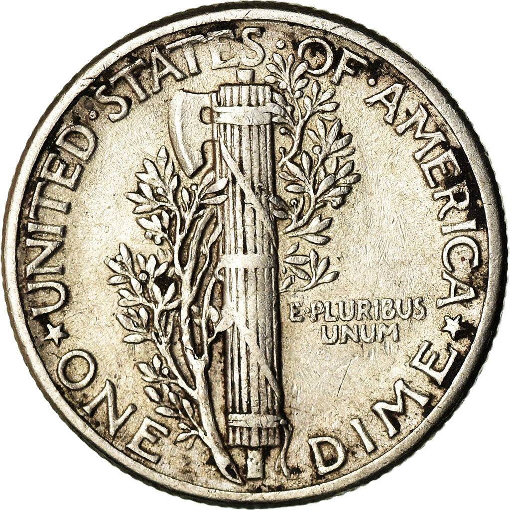 Moneta, Stati Uniti, Mercury Dime, Dime, 1943, U.S. Mint, Philadelphia, BB