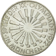 Coin, GERMANY - FEDERAL REPUBLIC, 10 Mark, 1972, Munich, MS(60-62), Silver