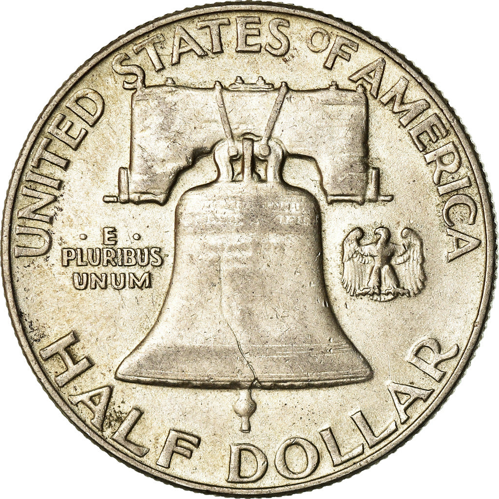 Coin, United States, Franklin Half Dollar, Half Dollar, 1959, U.S. Mint