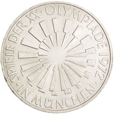 Coin, GERMANY - FEDERAL REPUBLIC, 10 Mark, 1972, Munich, MS(60-62), Silver