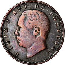 Coin, Portugal, Luiz I, 10 Reis, 1882, VF(30-35), Bronze, KM:526